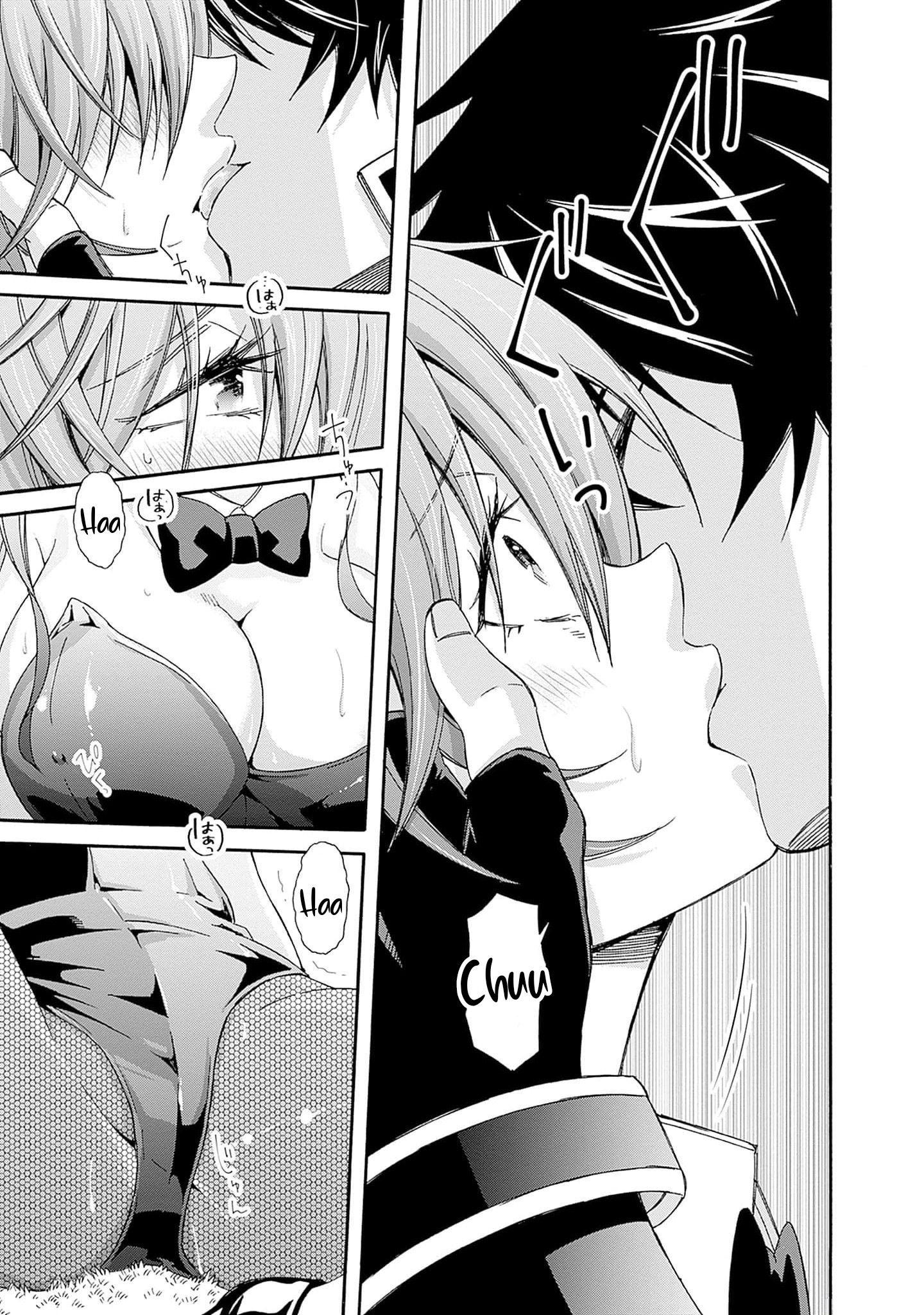 The Best Noble In Another World: The Bigger My Harem Gets, The Stronger I Become - Chapter 24: Threesome Kiss