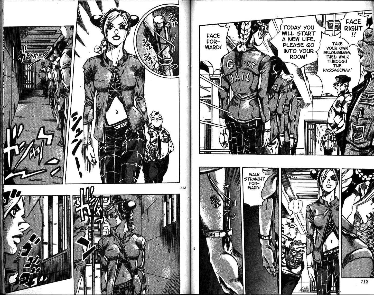 Jojo's Bizarre Adventure - Vol.64 Chapter 598 : Prisoner Fe40563: Jolyne Kujo (1)