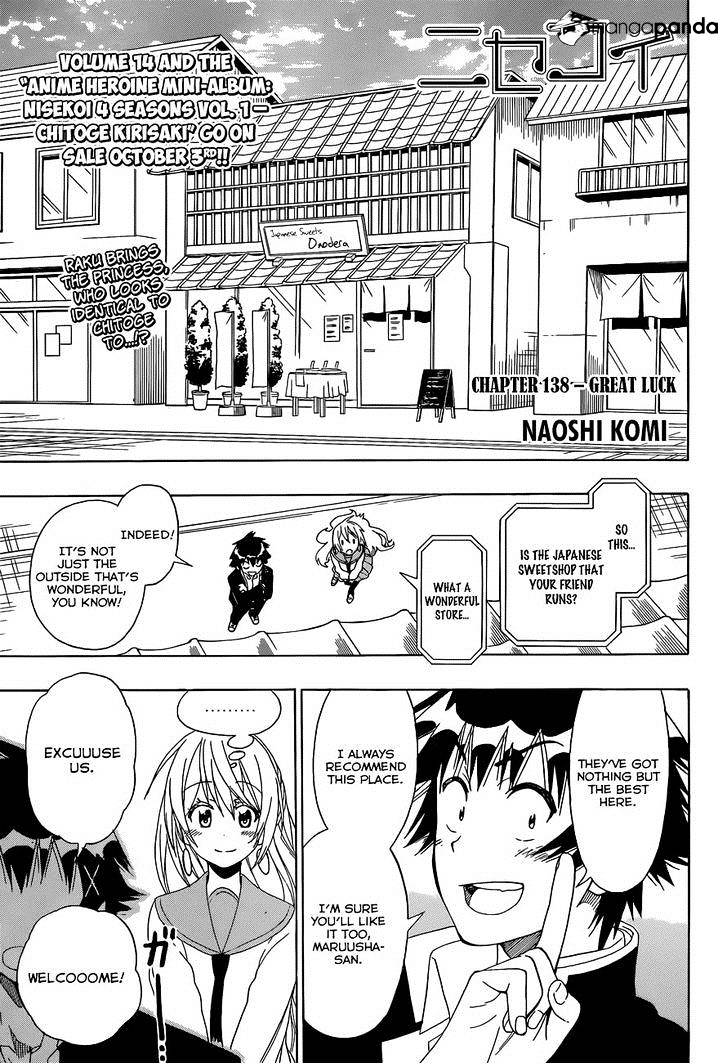 Nisekoi - Chapter 138