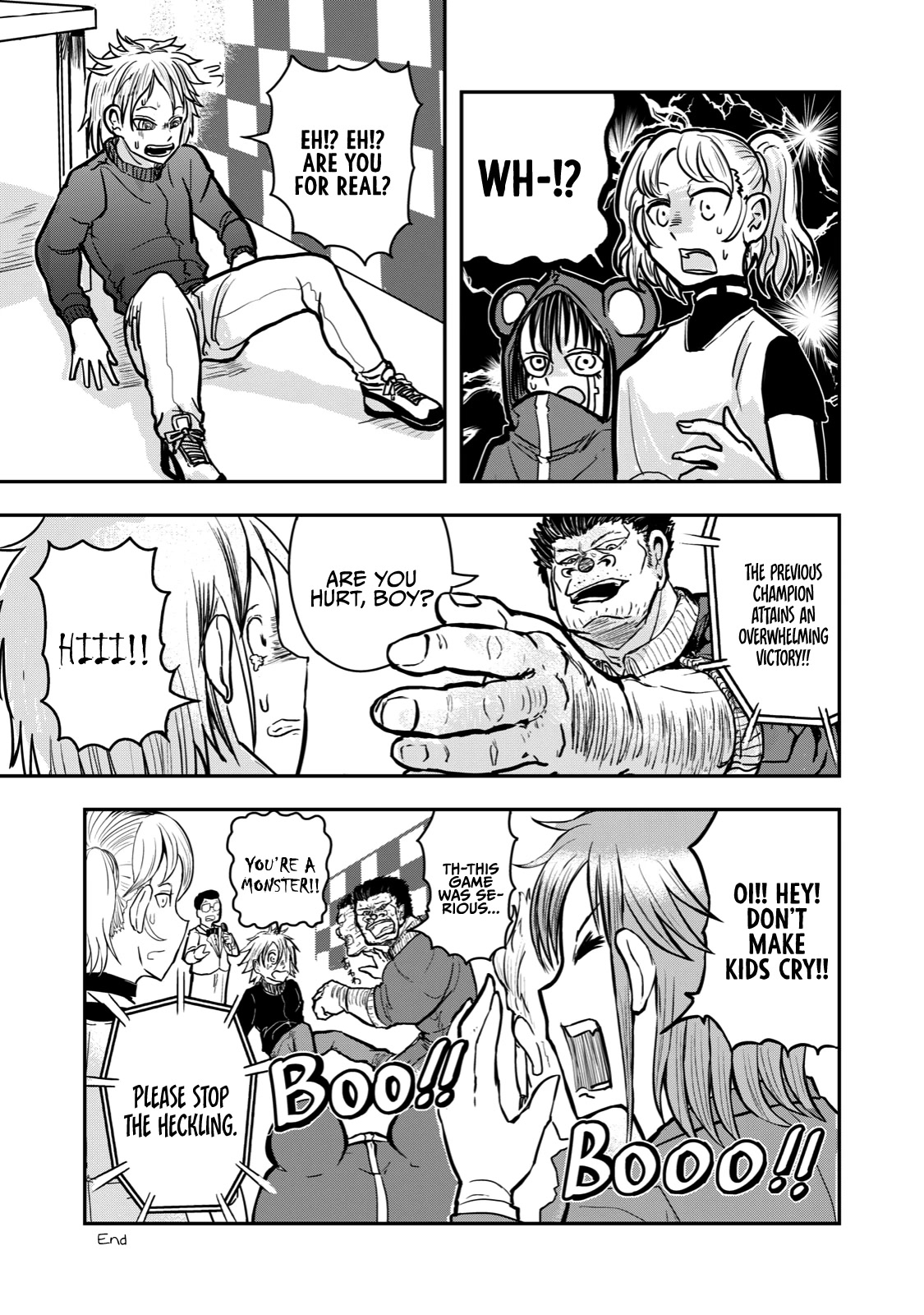 A Manga About The Kind Of Pe Teacher Who Dies At The Start Of A School Horror Movie - Chapter 17: The Type Of Pe Teacher To Get Knocked Out Of A Martial Arts Tournament After Underestimating A Pipsqueak