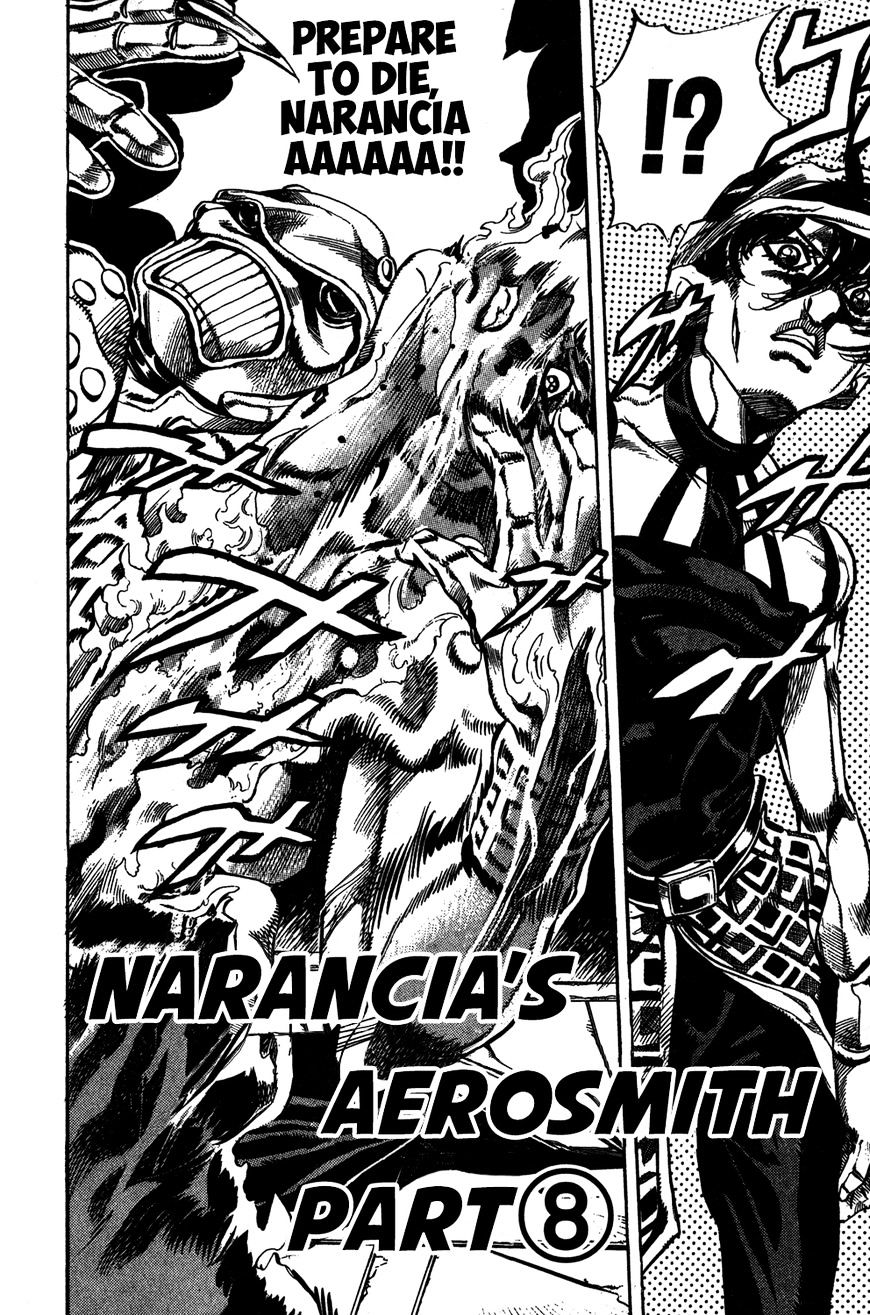 Jojo's Bizarre Adventure - Vol.51 Chapter 477 : Narancia's Aerosmith - Part 8