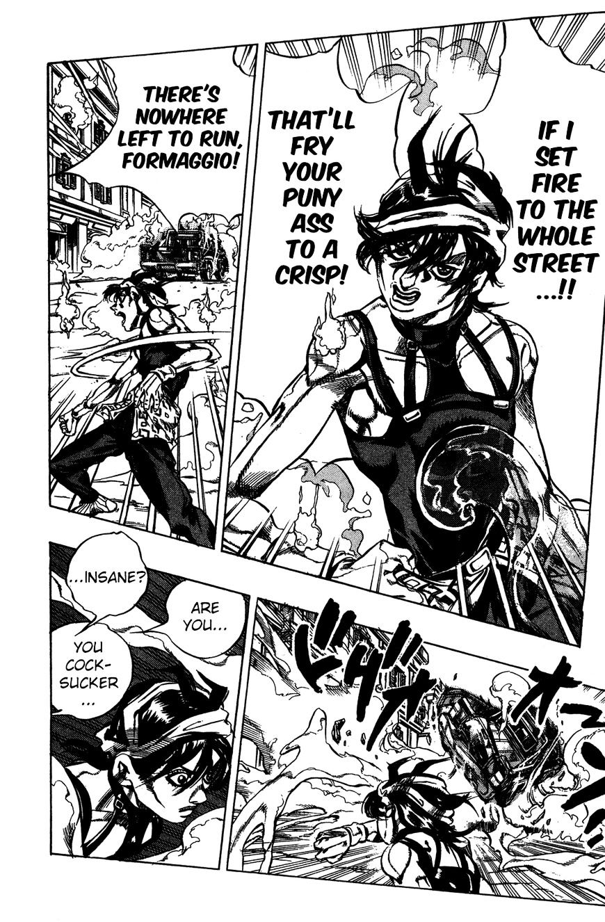 Jojo's Bizarre Adventure - Vol.51 Chapter 477 : Narancia's Aerosmith - Part 8