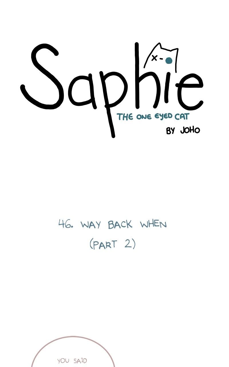 Saphie: The One-Eyed Cat - Chapter 46