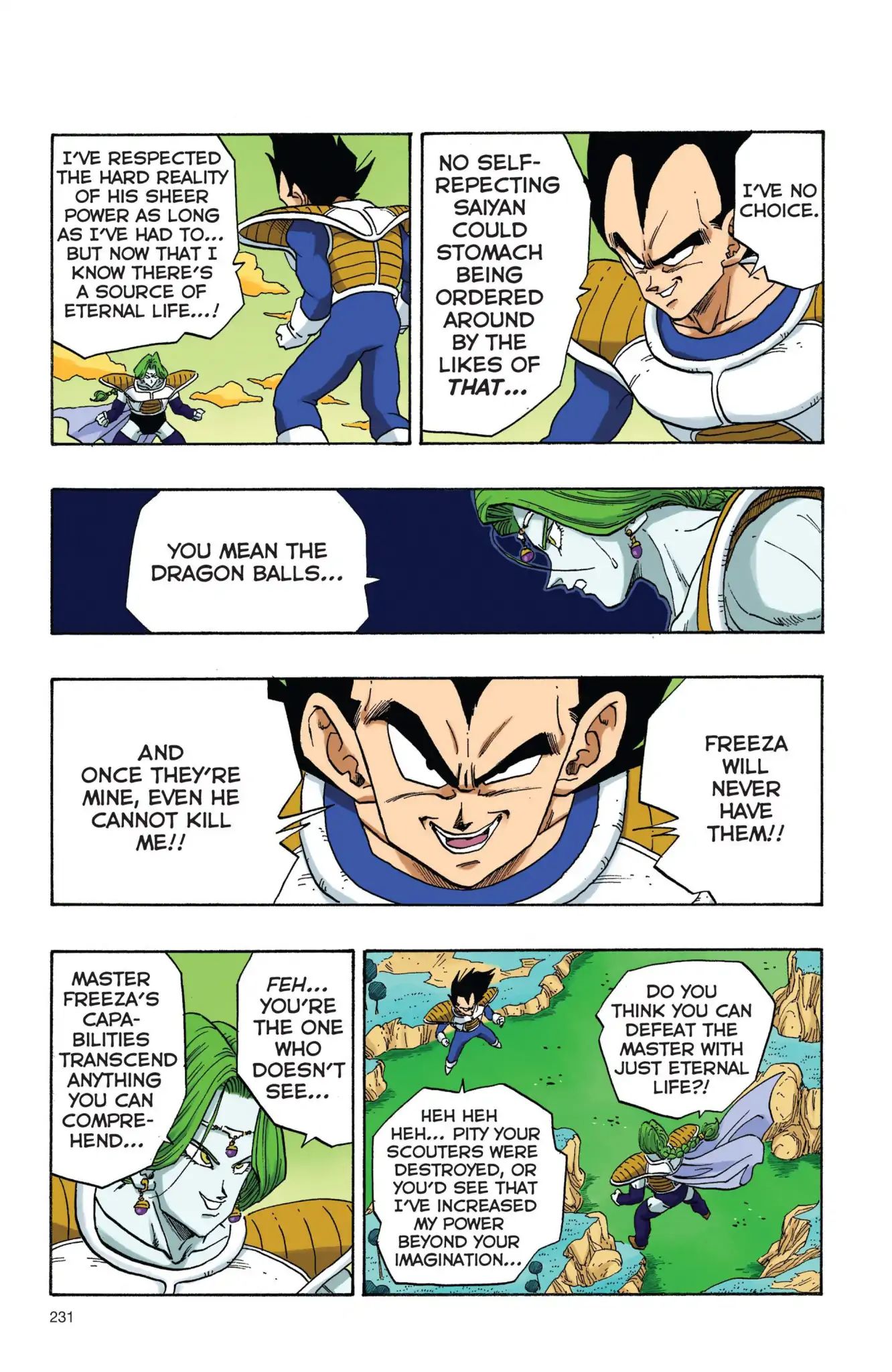 Dragon Ball Full Color Freeza Arc - Vol.1 Chapter 017: Vegeta Vs. Zarbon