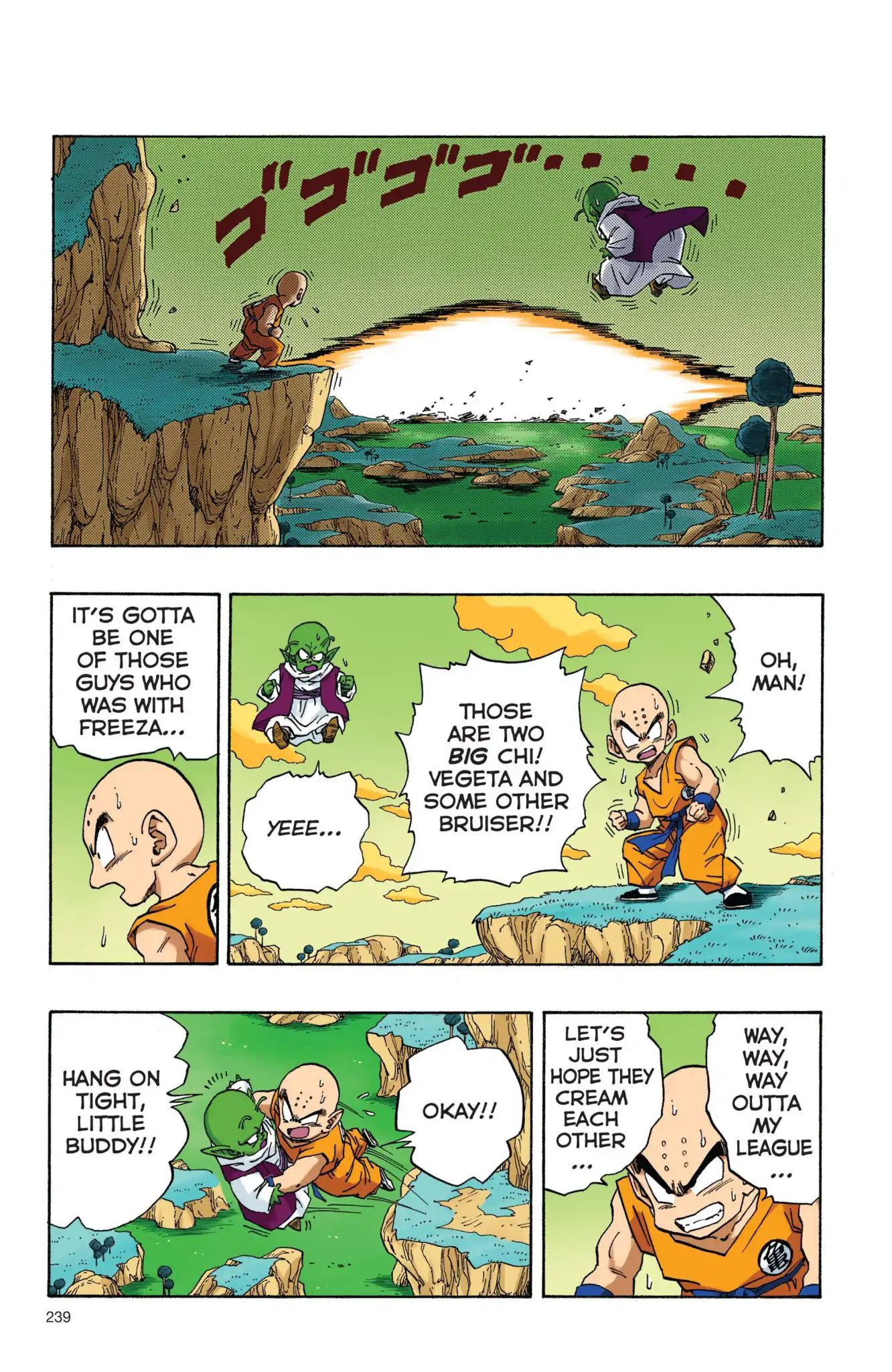 Dragon Ball Full Color Freeza Arc - Vol.1 Chapter 017: Vegeta Vs. Zarbon