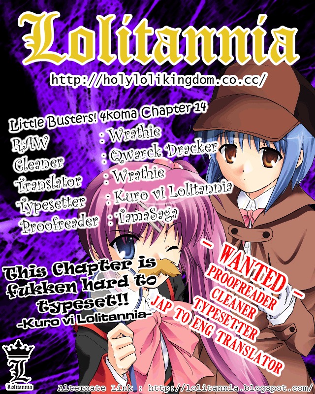 Little Busters! The 4-Koma - Chapter 14 : Cirque De Little Busters