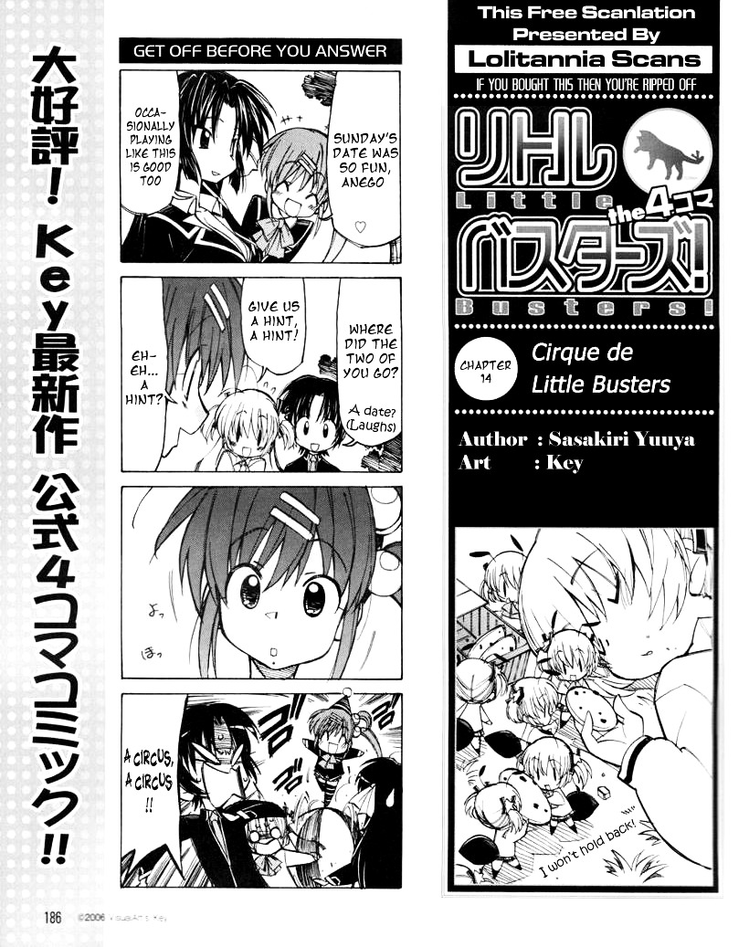 Little Busters! The 4-Koma - Chapter 14 : Cirque De Little Busters