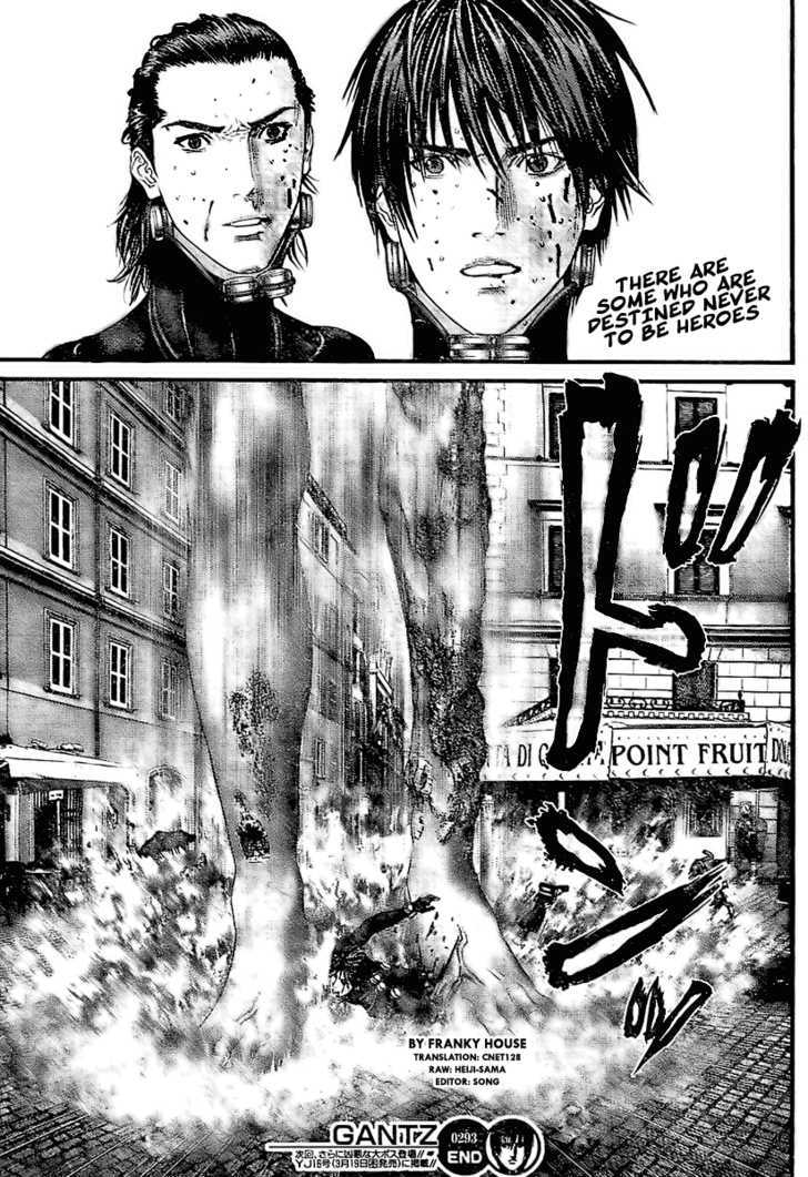 Gantz - Vol.27 Chapter 293 : The Price Of Courage