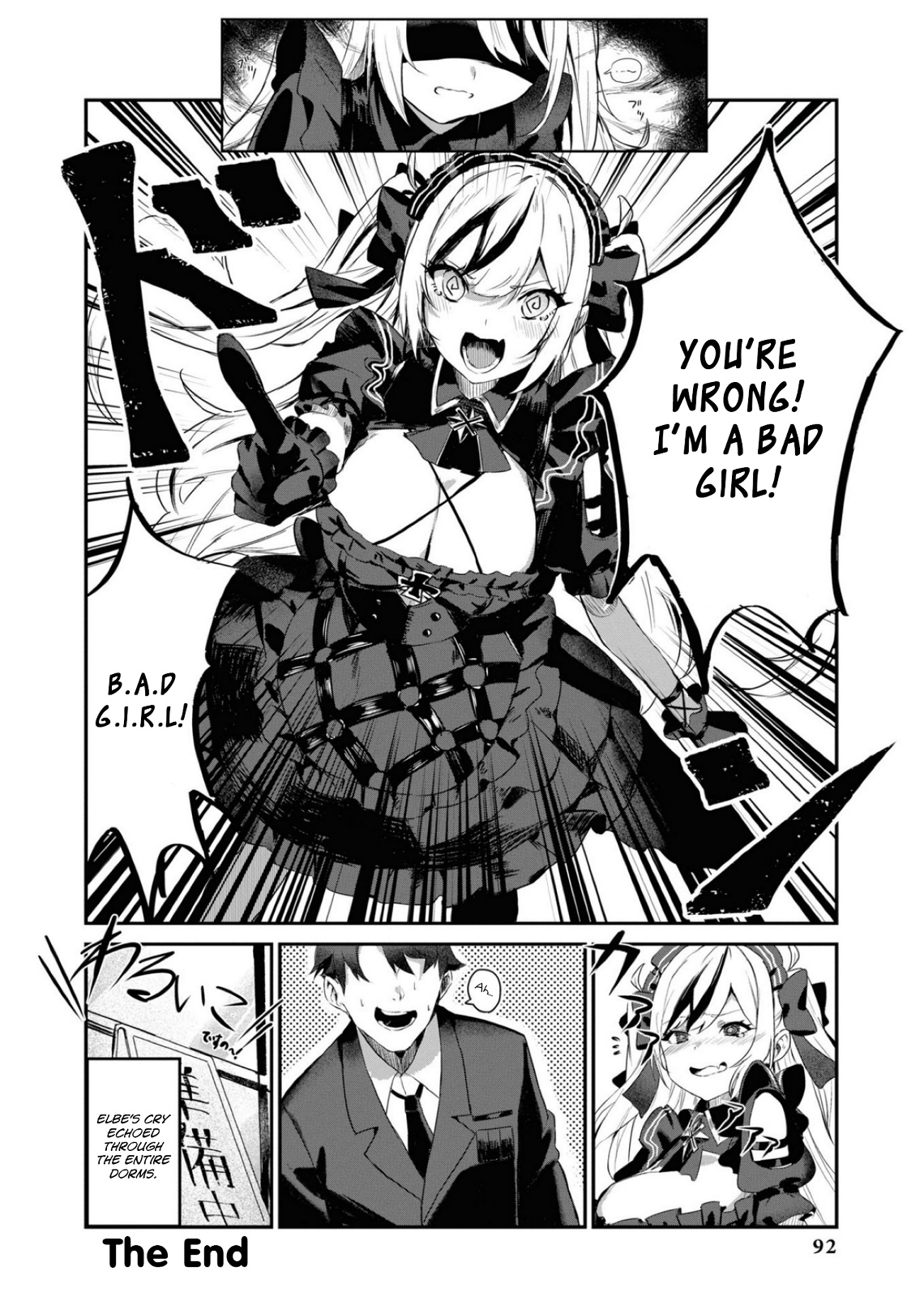 Azur Lane Comic Anthology Breaking!! - Vol.8 Chapter 109: Elbe-Chan Wants To Be A Bad Girl!